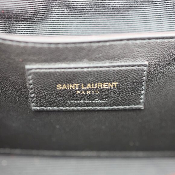 Yves Saint Laurent Kate Tassel Crocodile Embossed Leather Wallet Red - Picture 12 of 12